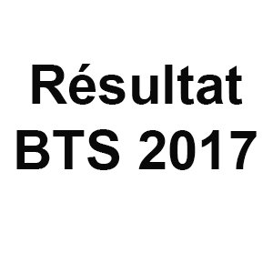 Résultats BTS 2017